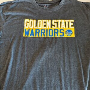 Majestic Gray Golden State Warriors Shirt